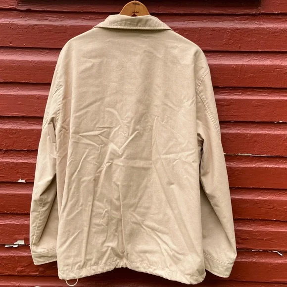 Ralph Lauren POLO Golf Vintage Tan & Cream Houndstooth Cotton Jacket Mens Size L - Picture 13 of 14